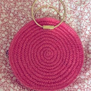 H&M Circular Straw Purse
